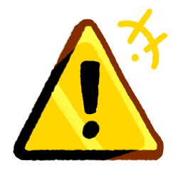 A warning sign